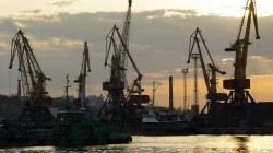 Abendstimmung im Hafen von Odessa