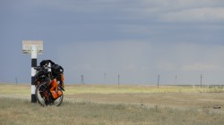 Ruhe vor dem Sturm - 100 km vor Shalkar